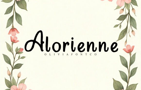 Alorienne: A Friendly Script Font for Modern Branding