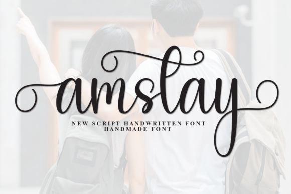 Amstay: A Script Font for Elegant Branding