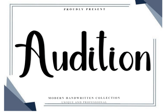 Audition: A Versatile Script for Modern Design
