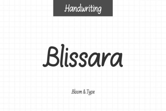 Blissara: A Gentle Handwritten Font for Modern Branding