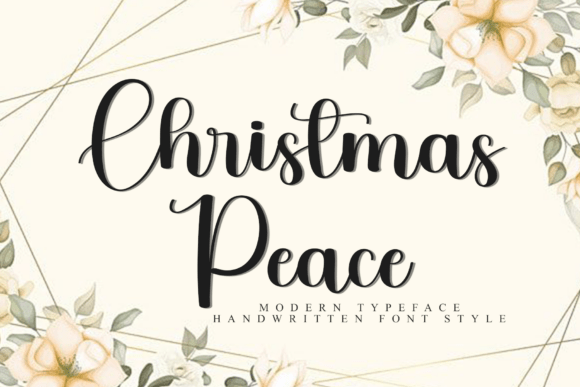 Christmas Peace: A Festive Font for Engaging Campaigns