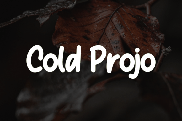 Cold Projo: A Versatile Font for Crafters and Creators