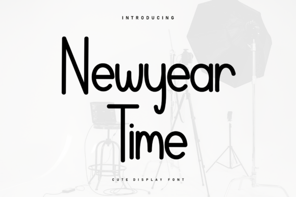 Discover Newyear Time: A Charming Handwritten Font for Editorial Design