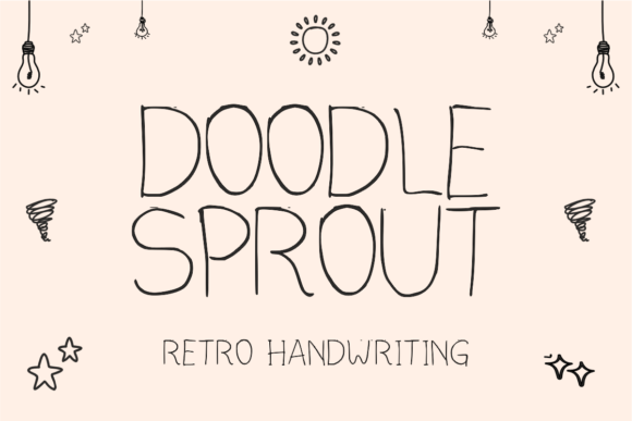 Doodle Sprout: A Minimalist Font for Web Design