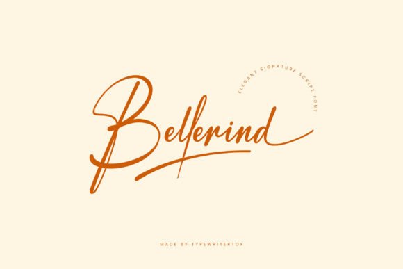 Elevate Your Web Design with Bellerind Script Font