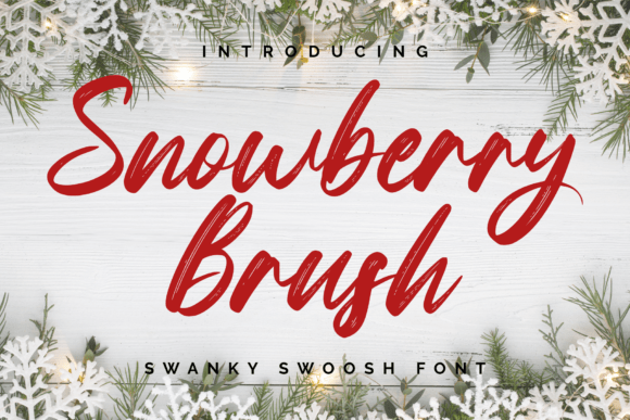 Elevate Your Web Design with Snowberry Brush Font