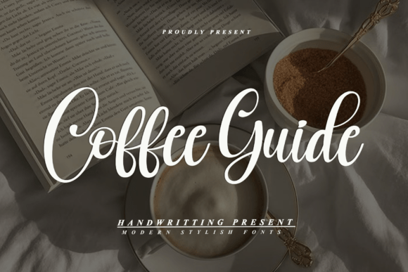 Enhance Your Brand with Coffee Guide: A Premium Script Font
