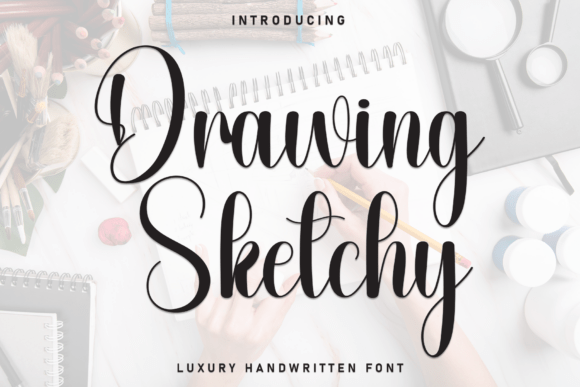 Enhance Your Brand with Drawing Sketchy Font