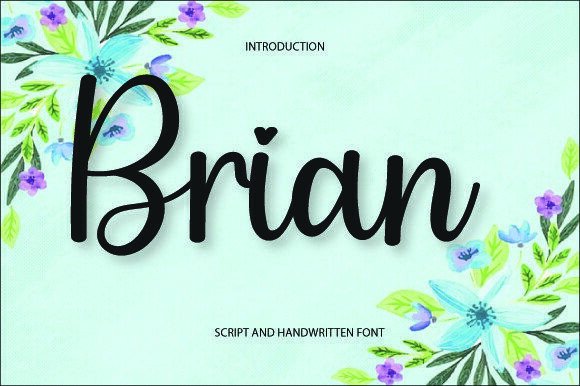 Enhance Your Campaigns with Brian: A Sweet Cursive Font