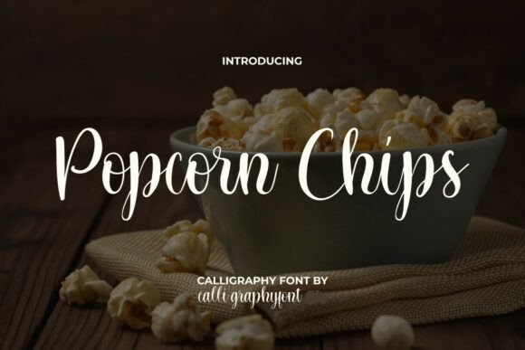 Enhance Your Editorial Design with Popcorn Chips Font