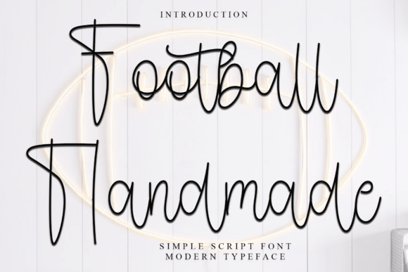 Football Handmade: A Font for Creative Makers