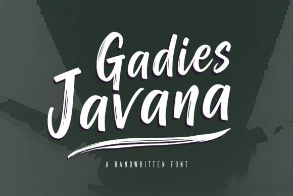 Gadies Javana: A Perfect Handwritten Font for Crafters