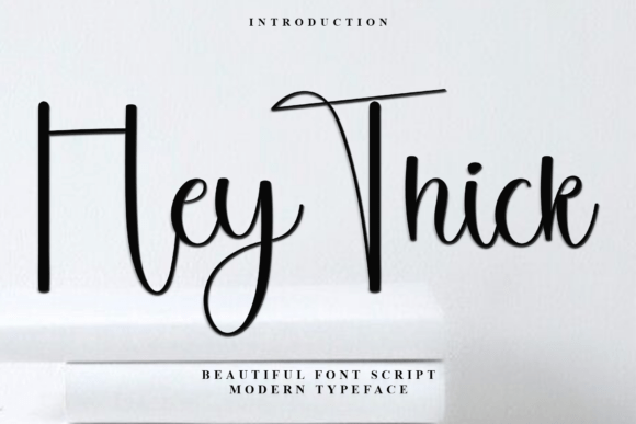 Hey Thick: A Versatile Script Amp Font for Web Design