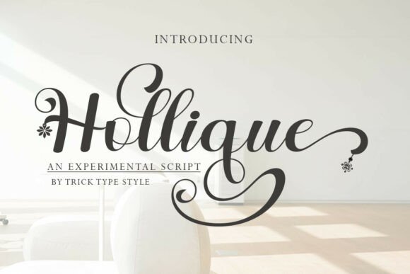 Hollique: Elevate Your Web Design with This Ornate Script Font