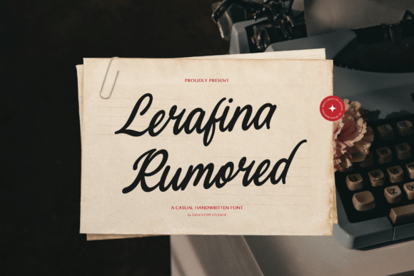 Lerafina Rumored: A Versatile Script Font for Engaging Campaigns