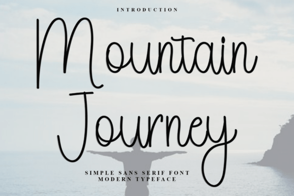 Mountain Journey: A Festive Font for Crafters and Creators
