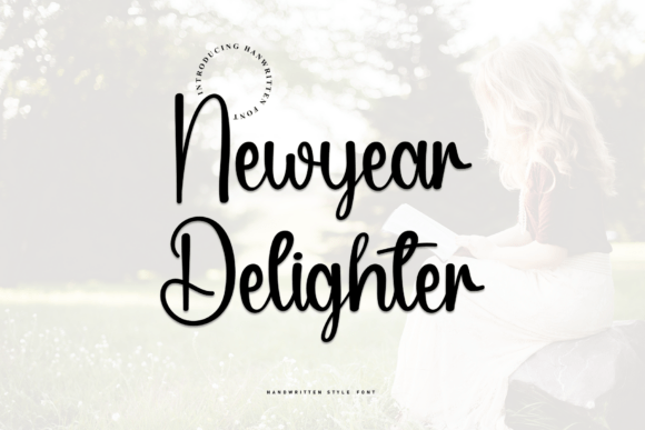 Newyear Delighter: A Handwritten Font for Cozy Branding