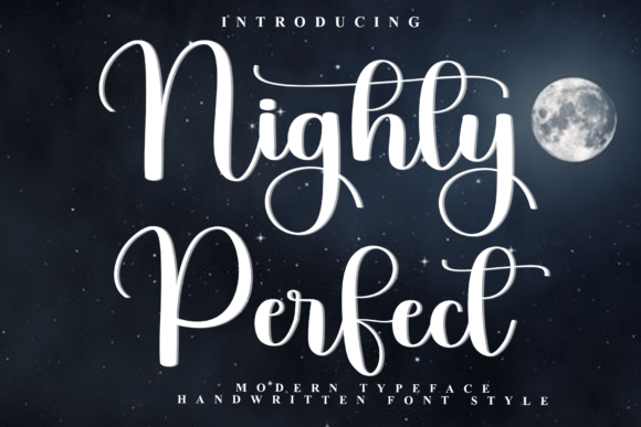 Nighty Perfect: A Font for Crafters and Creators