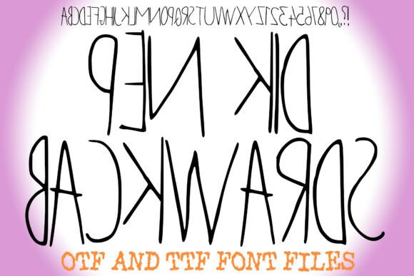 Pen Kid Backwards: A Whimsical Font for Engaging Campaigns