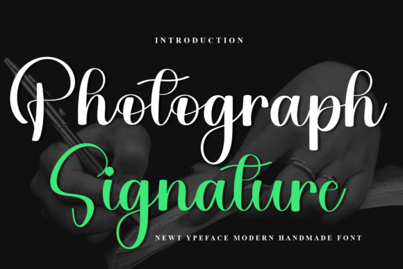 Photograph Signature: A Font for Welcoming Brand Identity