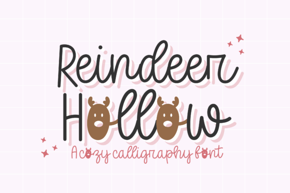 Reindeer Hollow: A Charming Calligraphy Font for Creative Branding