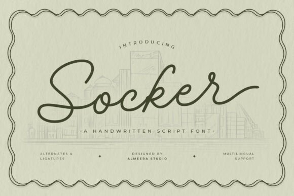 Socker: A Versatile Script Font for Engaging Campaigns