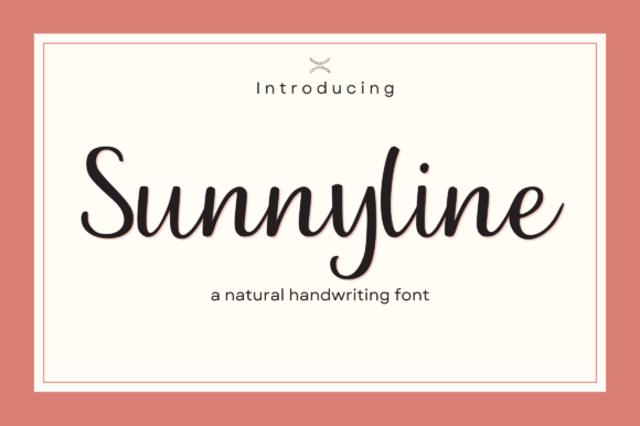 Sunny Line: A Natural and Elegant Script Font for Web Design