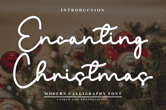 Transform Your Brand with Encanting Christmas Font