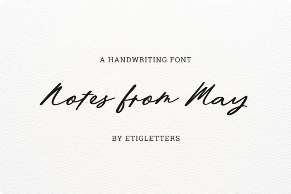 Transform Your Brand with Notes from May Font