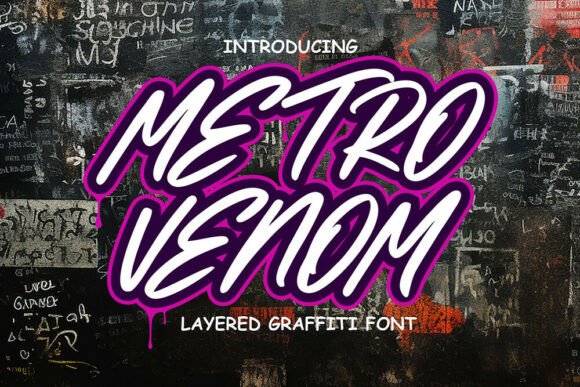 Unleash Bold Creativity with Metro Venom Font