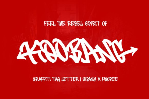 Unleashing Creativity with Koobang: A Bold Graffiti Font